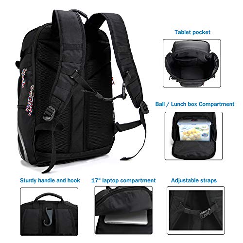 image for TRAILKICKER 35L Soccer Backpack, Sports Backpack for Basketball, Gym, 