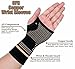 CFR Copper Wrist Support Compression Sleeves Guaranteed Braces for Carpal Tunnel, RSI, Cubital Tunnel, Tendonitis, Arthritis, Wrist Sprains Support & Recovery One Pair,M