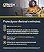 Norton Security Deluxe - Antivirus software for 5 Devices with Auto Renewal, Requires Payment Method - 1 Year Pre-Paid Subscription [PC/Mac/Mobile Download]