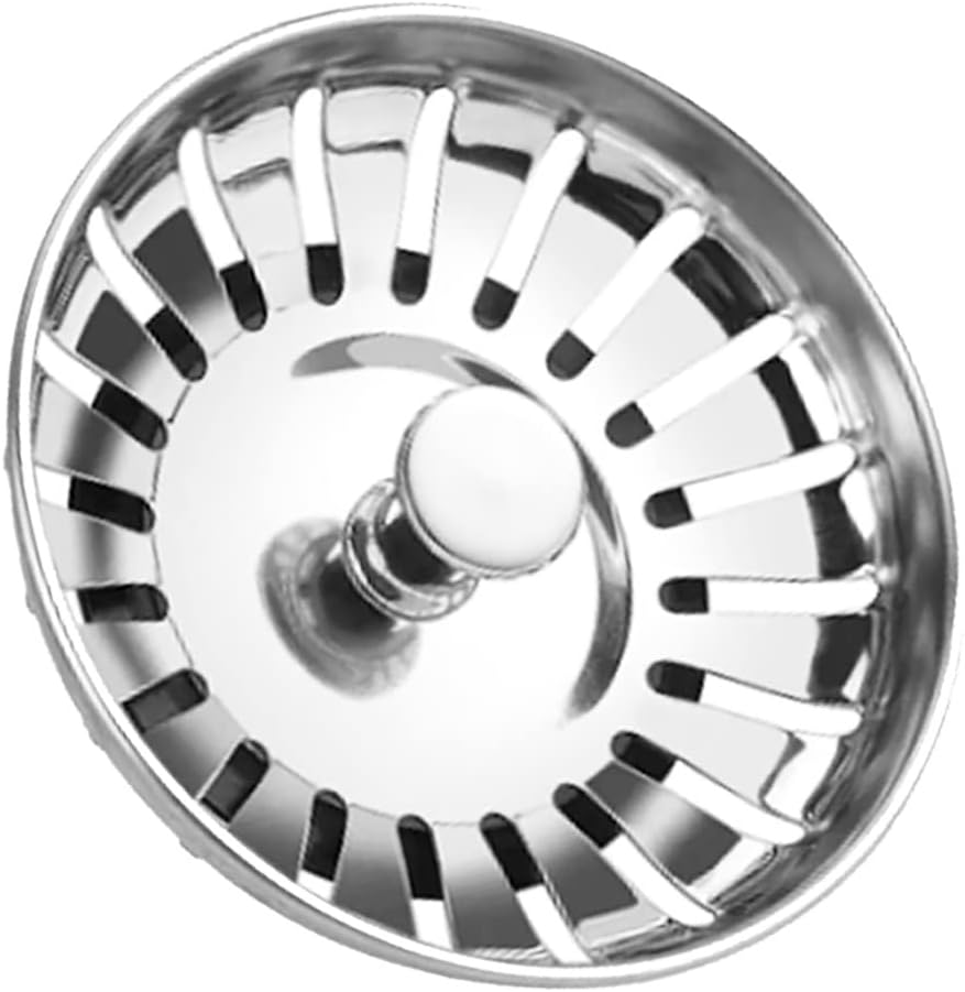Aleex-A Stainless Steel Kitchen Sink Plug Strainer – Rust Free 78mm Hole