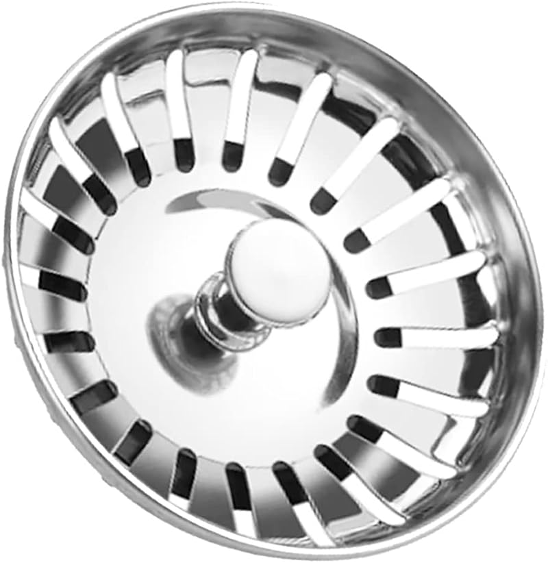 Aleex-A Stainless Steel Kitchen Sink Plug Strainer – Rust Free 78mm Hole