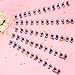 TecUnite 60 Pieces Baby Girls Hair Claw Clips Crystal Rhinestone Mini Hair Clips Mix Colored Flower Hair Bangs Pin Kids Women Hair Accessories