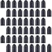 eBoot Black Pourer Cap Rubber Liquor Bottle Pour Dispenser Spout Dust Covers, 48 Pack primary