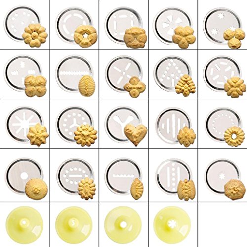 Botrong Biscuit Maker Cookies Press Cake Decorator Pump Machine Kit Icing Syringe