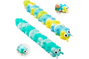 Langmeil Suction Pop Fidget Toy, Relax and Pressure Relief Toys, 3D Squeeze Anti-Pressure Popper Sensory Toys for Kids and Adults(Mint & Blue)