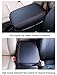 BEHAVE Car Armrest Cover Saver, 1 Piece Armrest Cover Fit for Honda CRV 2013 2014 2015 2016 Central Console Armrest Box CRV (Black with Red Stitches)