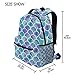 ZZKKO Colorful Mermaid Scale Boys Girls School Computer Backpacks Book Bag Travel Hiking Camping Daypack