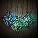 Steampunk Pretty Magic Round Fairy Locket Glow In The Dark Pendant Necklace Gift