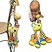 FOREAST Kids Handbells Rattles Toy Baby Soft Plush Toys Developmental Infant Birthday Present … (Yellow)