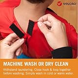VELCRO Brand Fabric Adhesive Tape Stick On No Sew Black 19mm x 60cm view 5