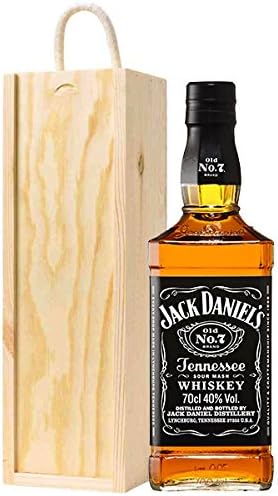 Jack Daniels Tennessee Whiskey in Wooden Gift Box