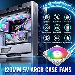 EZDIY-FAB Cube Fan Pro RGB Case Fan 120mm with Fan