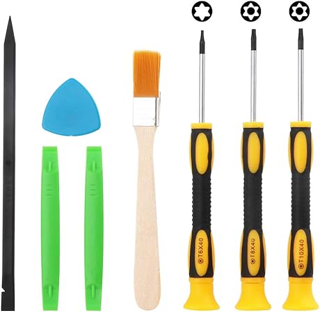 T6 T8 T10 Securite De Tournevis Torx Pour Xbox One Manette Xbox 360 Ps3 Ps4 Outil De Reparation Kit Avec Safe Regards Indiscrets Spudger Brosse De Nettoyage Amazon Fr Bricolage