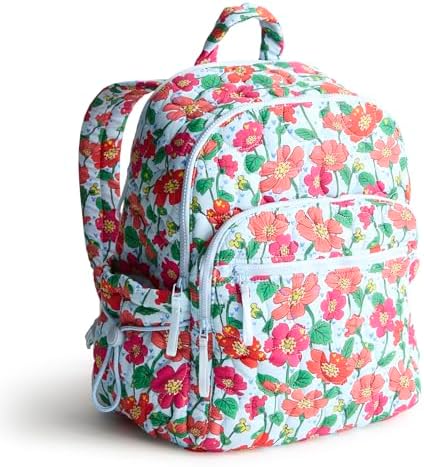 Amazon.com: Vera Bradley Essential Large Backpack Wild Rose  display picture 2