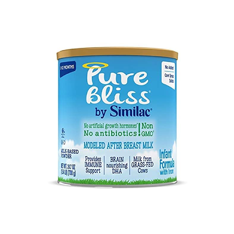 Pure Bliss by Similac Infant Formula, Gentle, Easy to Digest, Non-GMO, Powder, 24.7-oz Can