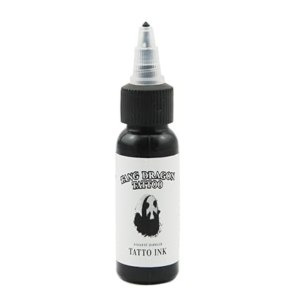 Coscelia Tattoo Ink Tätowierung Pigment profesionell Tattoofarbe Tattoofarbstoff schwarz Tätowierfarbe(30ml)