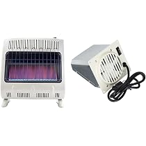 Amazon.com: Mr. Heater 30,000 BTU Vent Free Blue Flame Natural Gas Heater  MHVFB30NGT u0026 F299201 Vent-Free Blower Accessory Kit (2016-present), Multi :  Everything Else