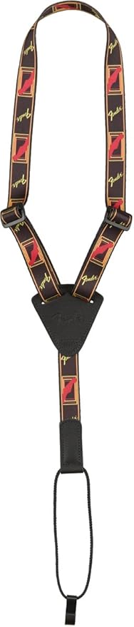 Fender Correa para ukelele, negro/amarillo/rojo.