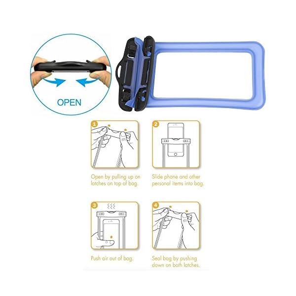 Universal-Waterproof-Case-4-Pack-EliteMax-Cellphone-Dry-Bag-Pouch-for-iPhone-6-6S-Plus-7-Plus-SE-5S-Samsung-Galaxy-S7-Edge-Note-LG-HTC-Nokia-Outdoor-Sports-Case-for-Devices-up-to-6-Diagonal Universal-Waterproof-Case-4-Pack-EliteMax-Cellphone-Dry-Bag-Pouch-for-iPhone-6-6S-Plus-7-Plus-SE-5S-Samsung-Galaxy-S7-Edge-Note-LG-HTC-Nokia-Outdoor-Sports-Case-for-Devices-up-to-6-Diagonal