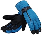 ANDORRA Men's Waterproof Thinsulate Touchscreen Winter Gloves w/ Zippered Pocket and Lens-Wiper Thumbs