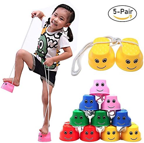 Toddler Walk Stilt Balance Jumping Stilts,Anwish Design for Easy Balance Walking Feet Outdoor Sports Balance Trainers Toys