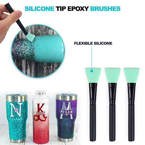 image for Pixiss Epoxy Heat Tool for Tumblers Bubble Buster, Epoxy Mixing Kit 2X