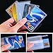 100 Pack Clear Card Holder Sleeves Waterproof New Medicare Card Protector PVC Soft Plastic Cardholder Transparent Credit Sleeve for Business Social Security ID Driver's License Frosted ID Protector