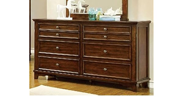 Amazon Com Furniture Of America Chelsea Cherry Dresser Drawer