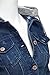 Luna Flower Women's Classic Vintage Cropped Long Sleeve Washed Denim Jackets