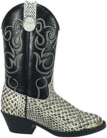 Smoky Mountain Boys' Snake Print Cowboy Boot Round Toe โฆ