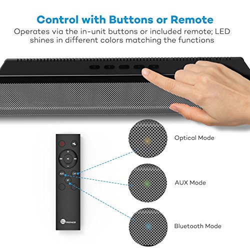 2 Soundbar+Speakers+TaoTronics+Wireless+Bluetooth
