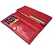 RFID Wallet Womens RFID Blocking Genuine Leather Bifold Slim Wallet Clutch Purse