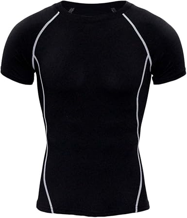 Camisetas Deportivas Manga Corta Compresión Hombre Fitness para ...