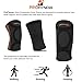 cycling knee compression sleeve knee brace for men compression knee braces for women knee sleeves knee brace neoprene knee compression sleeve for women acl women knee brace sport knee (Orange, XL)
