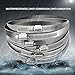 VIVOSUN Stainless Steel Air Ducting Clamps, 4/6/8/12 Inch Adjustable Hose Clamps with Worm Drive for Ducting, Heating, Cooling, Exhaust, and Ventilation (Pack of 2)