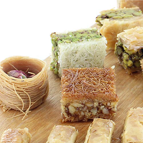 Assortment Sweets Gift Box - Baklava, Pistachio and Almond - Authentic Middle East Sweets - Elegant Gift Box