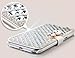 TRURENDI Bling Diamonds Synthetic Leather Card Cover Case Stand for Apple iPhone 5 5S 5C 4 4S Samsung Galaxy Note 3 N9000 S4 Note 2 S3 i9500 N7100 I9300 (Samsung Galaxy Note 3 N9000)