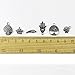 TKOnline 200Pcs Wholesale Bulk Smooth Tibetan Silver Pewter Charms Mixed Pendants DIY for Necklace Bracelet Jewelry Making and Crafting Pendants for Jewelry Making,Bulk Charms for Jewelry Making