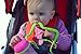 Brilli Baby Cup Catcher Patented Safety Tether Strap, Attach Sippy Cups, Bottles, Pacifiers & More to Stroller, High Chair, Car Seat, Made in USA, Food Grade, Dishwasher Safe (Lime Green)