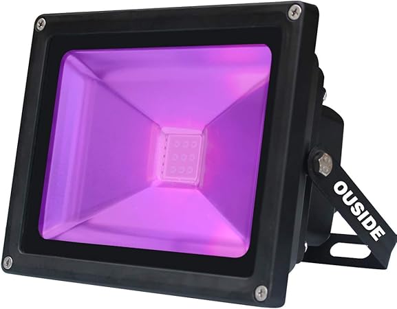 uv luz negra led 10w led decorativa violeta etapa ip65 impermeable uv a 395 400nm luz de inundacion de longitud para entretenimiento en interiores al