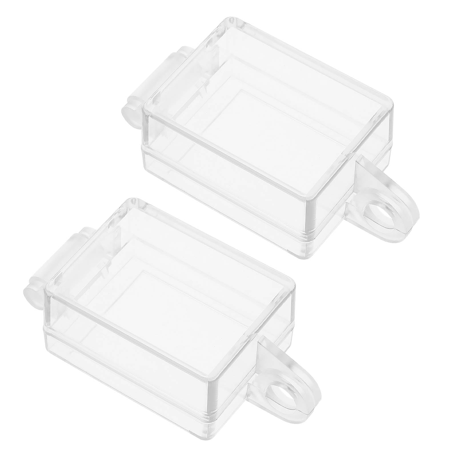 Be In Your Mind 2pcs Boat Switch Protection Cover Transparent Button Switch Cover Guard Protector Emergency Stop Button Cover for KCD4 Button(23 * 28MM)