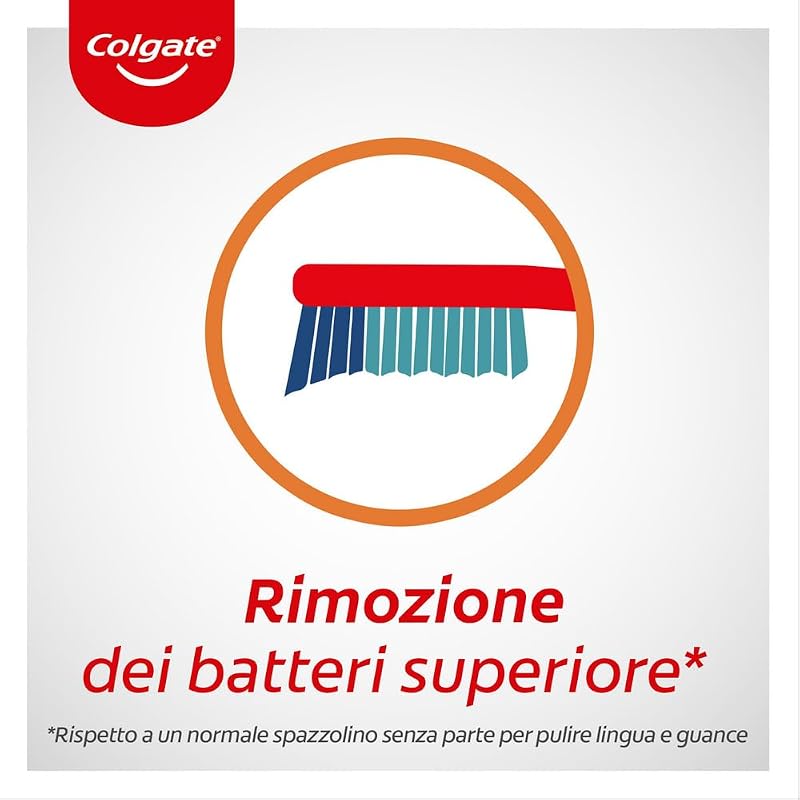 Spazzolino Extraclean, Setole Allungate Medie Confezione da 4 Pezzi I Pulizia profonda e completa della bocca I Combatte i batteri e l'alito cattivo