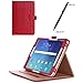 ProCase Galaxy Tab S2 8.0 Case - Leather Stand Folio Case Cover for 2015 Galaxy Tab S2 Tablet (8.0 inch, SM-T710 T715 T713) - Red