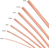 SKYPRO 99.5% Pure Copper Wire 15 Gauge Round Bare Jewelry Beading 16.4 Ft view 5