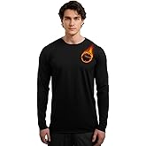 Rahhint Men's Fleece Lined Sweatshirts Alpaca Wool Thermal Shirts for Warmth Midweight Loose Fit Moisture Wicking