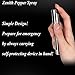 iworldsafetech Zenith Pepper Spray Keychain Compact Size for Women Finger Grip 30 Bursts 14 Foot 4M More Range Self Defense Protect Yourself