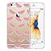 iPhone 6S Case, Eouine Small Watermelon Slices Printed Flexible Soft Silicone TPU Case for iPhone 6S 6 4.7 Inch, Scratch-Resistant Protective Case