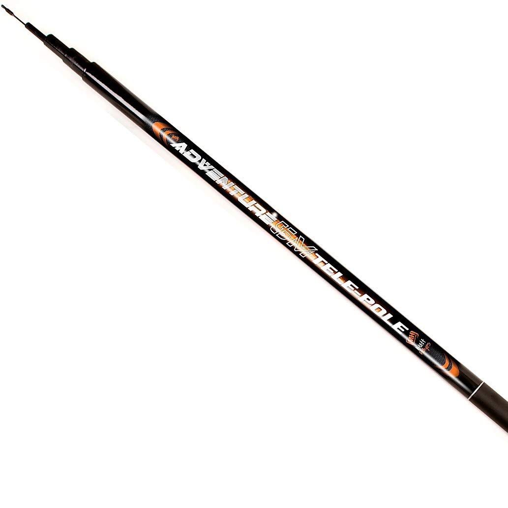 Matt Hayes Adventure - 4m / 13ft TELE WHIP POLE Collapses to 110cm Fishing Tackle for Big Freshwater Fish [10-PL4]