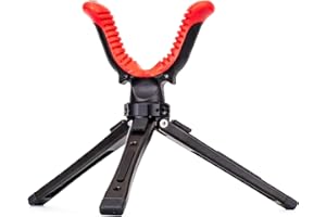 Zeadio Camera Tripod Rest, Adjustable Tripod Rest Stand with 360 Degree Rotation V Yoke for All Camera