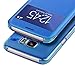 Galaxy S7 Edge Case, Pasonomi® [View Window] Ultra Slim Folio Flip PU Leather Case Cover for Samsung Galaxy S7 Edge (Blue)